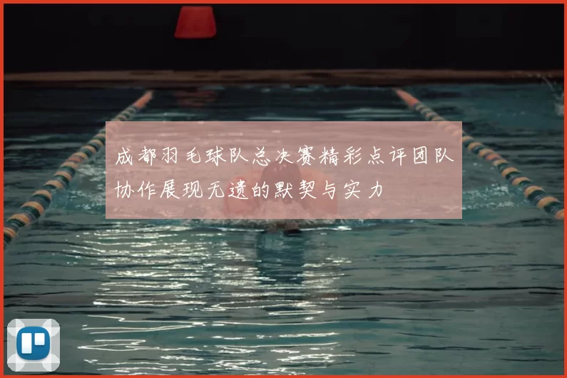 成都羽毛球队总决赛精彩点评团队协作展现无遗的默契与实力